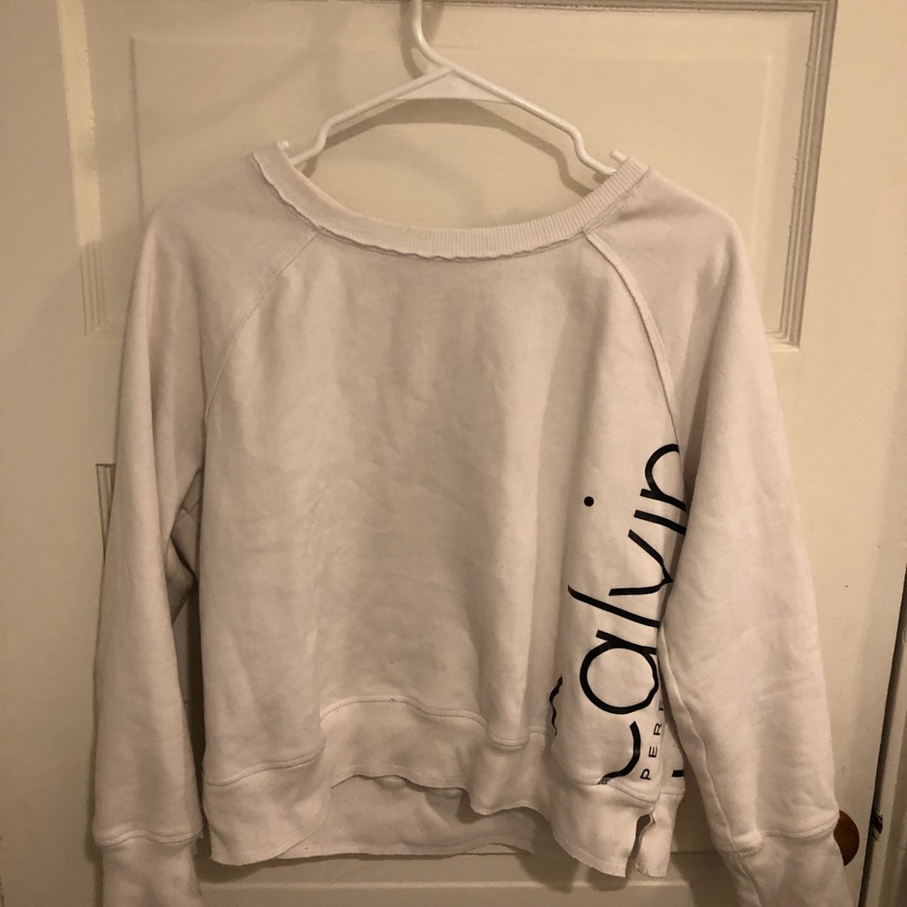 White sweatshirt